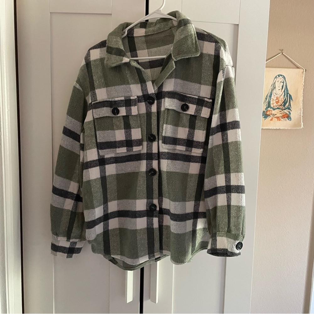 Green Plaid Jacket